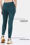 Zelocity Quick Dry Gym Leggings - Deep Teal — thumbnail 7